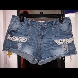 Summer time jean shorts
